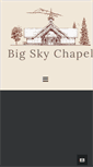 Mobile Screenshot of bigskychapel.com